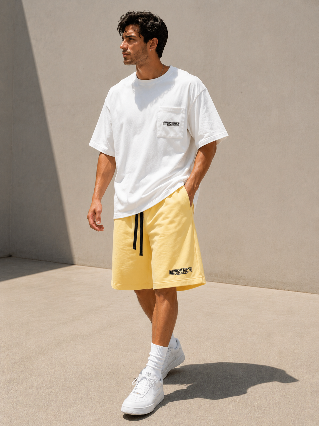 Hype Set Yellow/White