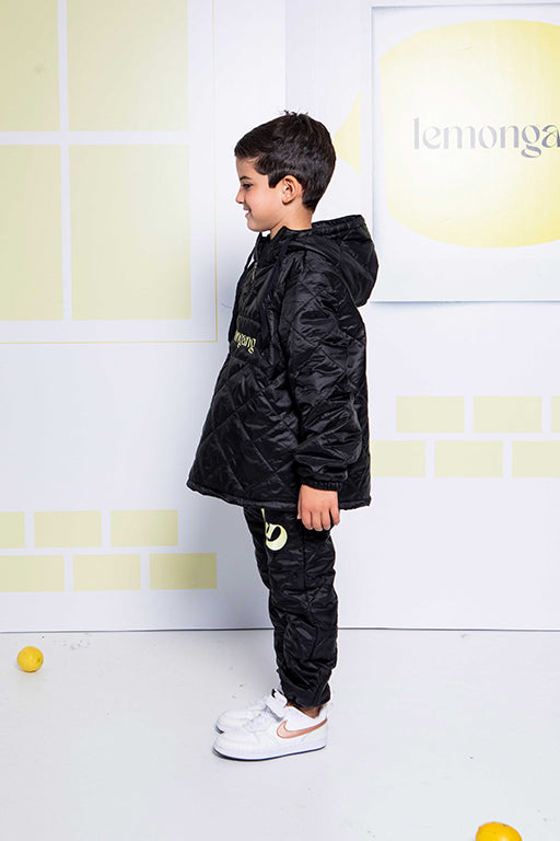 Puffer Set Kids Black